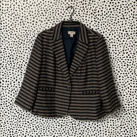 LOFT Jackets & Blazers - Loft Striped Professional Blazer